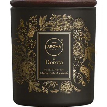 Svíčka Sójová vonná svíčka černá růže s pačuli Aroma Home 1 ks