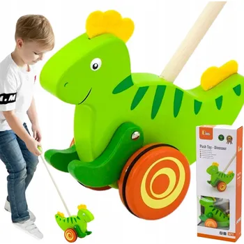 Odrážedlo Viga 50963 Dřevěný Odrážedlo Dinosaurus