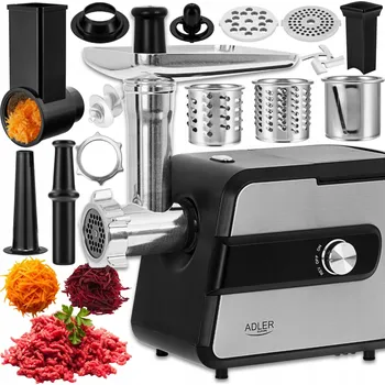 Kuchyňský mlýnek ELEKTRICKÝ MLÝNEK NA MASO SADA S KRÁJEČEM ZELENINY 17v1 2000W