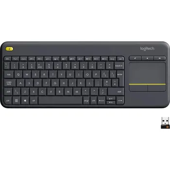 Klávesnice Logitech Wireless Touch Keyboard K400 Plus - EMEA - Czech layout - Black 920-007151