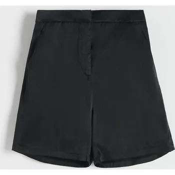 Dámské kraťasy Reserved - Oblekové kraťasy - černý - 0418M-99X - 0418M-99X-M