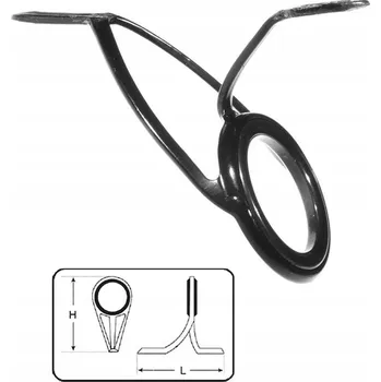 Rybářský prut Očko prutu na dvou nožičkách Jaxon Očko prutu na dvou nožičkách