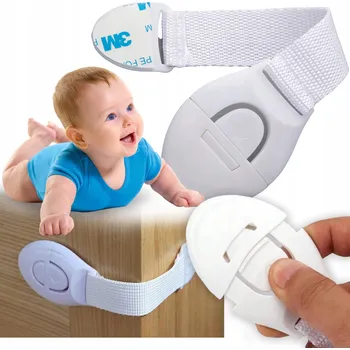 Obraz Zabezpečení skříněk, blokáda zásuvek, nábytku a dveří pro děti – silně drží