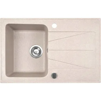 Granitový dřez Jednokomorový dřez Brenor Carina granit béžový