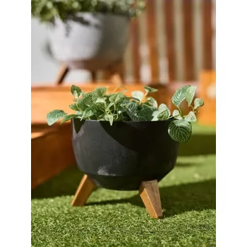 Květináč Sinsay - Květináč - šedá - 190EJ-90X - 190EJ-90X-ONE-1