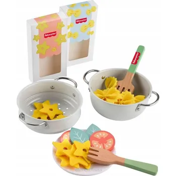 Hračka pro nejmenší Fisher-Price Kuchařské těstoviny - Dřevěná sada hraček 3+ JFG14