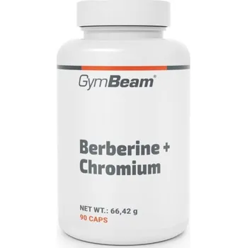 Spalovač tuku Berberin + Chrom - GymBeam Kapsle: 90 kaps.