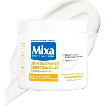 Mixa - Niacinamide Correction Eclat Cream – Hydratační krém proti nedokonalostem pleti s bambuckým