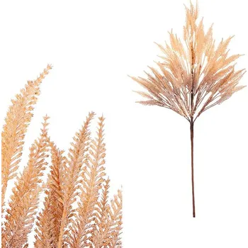 umělá květina Hnědé umělé obilí - dekorativní trs pro podzimní výzdobu Barva: Hnědá