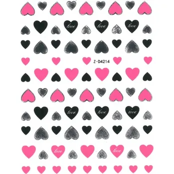 Samolepicí nálepka na nehty PINK ZD4214