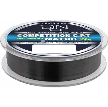 Vlasec DRAGON COMPETITION CPT Fast Sinking Vlasec 150m 0,25mm/7,90kg černý