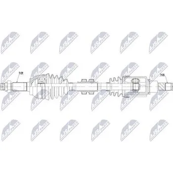 Hnací hřídel - poloosa NTY NPW-NS-205