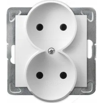 Elektrická zásuvka Ospel Elektrická Zásuvka zásuvka bílá