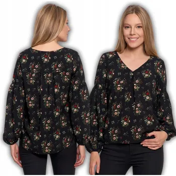 Dámská košile Moraj dámská košile s dlouhým rukávem, květinový vzor, vícebarevná OKD3300-004, velikost S