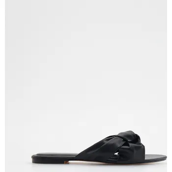 Dámské pantofle Reserved - Pantofle z imitace kůže - černý - 7828S-99X - 7828S-99X-37