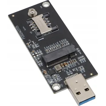 Síťová karta Adaptér síťové karty NGFF M.2 Key B na USB 3.0 pro 4G/5G WWAN moduly s CU