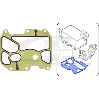 Chladič motoru Těsnění chladiče oleje 3RG 76707