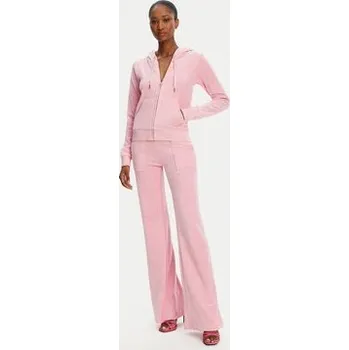 Dámská mikina JUICY COUTURE Růžová dámská mikina Robertson Hoodie S
