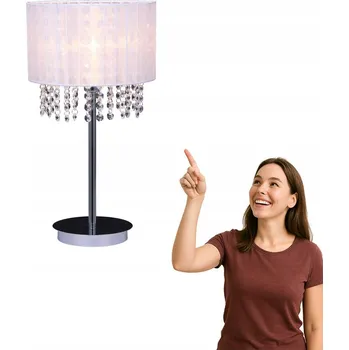 Lampička Stolní lampa Italux Astra WH bílá 40 W