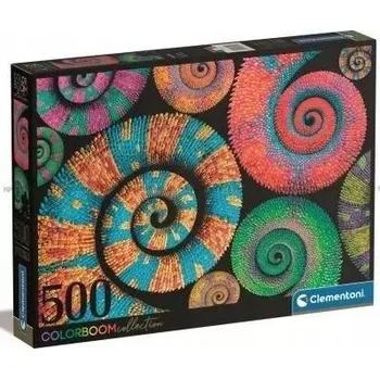 Puzzle Clementoni Puzzle 500 dílků HQ Psychedelic Jungle Sunrise