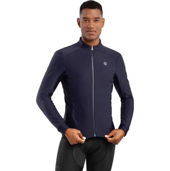 Cyklistická bunda SIROKO Pánská softshellová cyklistická bunda J1 Elba S MODRÁ