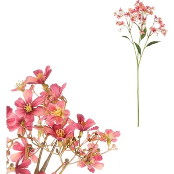 umělá květina Fialovo-růžový umělý lýkovec - elegantní řezaná květina pro dekoraci Barva: Fialová