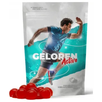 Kloubní výživa Geloren Active příchuť pomeranč 90 želé tablet