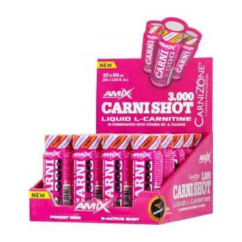 Spalovač tuku Amix CarniShot 3000 mg 20x60 ml mojito