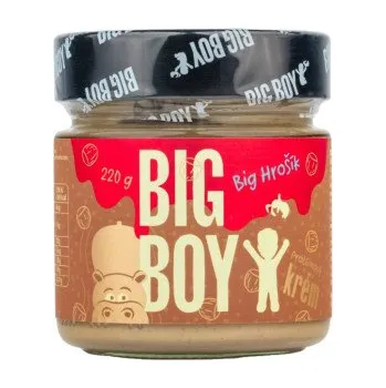 Cukrovinka Big Boy Proteinový lískoořechový krém Big hrošík 220 g