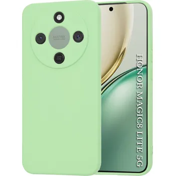 Pouzdro na mobilní telefon Techsuit - SoftFlex - Honor Magic8 Lite - mátově zelená