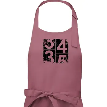 Kuchyňská zástěra Tachometr 35 - Dámská zástěra na vaření - Univerzální velikost ( Starorůžová )