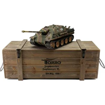 RC model tanku TORRO RC stíhač tanků 1:16 Jagdpanther kamufláž (BB, PROFI kovoý model)