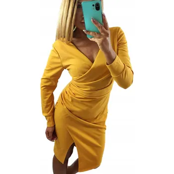 Dámské šaty V874 ŠATY VOLANÉ ŠATY DO OBÁLKY vel. 42 (XL)