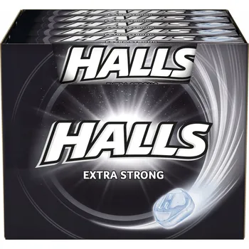 Bonbon Bonbóny Halls 33,5 g Extra Strong Osvěžující
