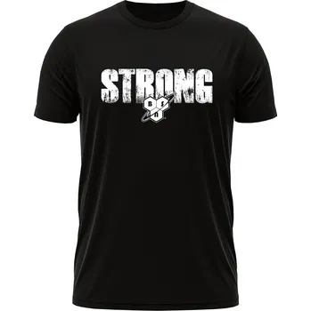 Pánské tričko BSN Strong T-shirt Black S černá