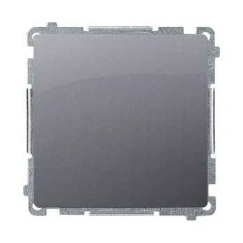 vypínač Jednopólový vypínač pod omítku Kontakt-simon stříbrný BMW1.01/43