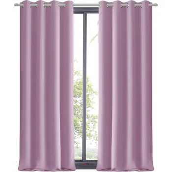 Fliying Dekorační závěs s kroužky Amálie, 145 x 250 cm-fialová(cena za 1 kus)