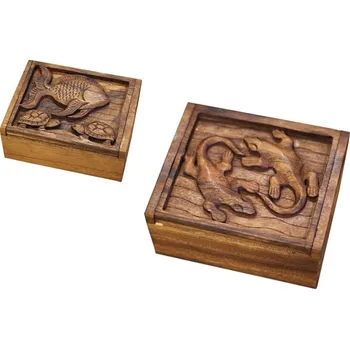 Dárková krabička Mahagonová krabička Barva: Hnědá