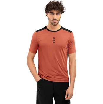 Cyklistické oblečení SIROKO Pánské triko pro gravelovou cyklistiku Tushar Antukově Hnědá L BÉŽOVÁ|KHAKI