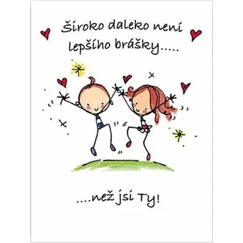 Vánoční dekorace Keramický magnet "Nejlepší bráška" - barevný, odolný, 6x6 cm Barva: Vícebarevná