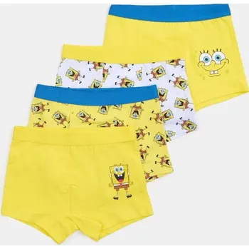 Dětská móda Sinsay - Sada 4 boxerek SpongeBob SquarePants - žlutá - 437DZ-10X - 437DZ-10X-U13