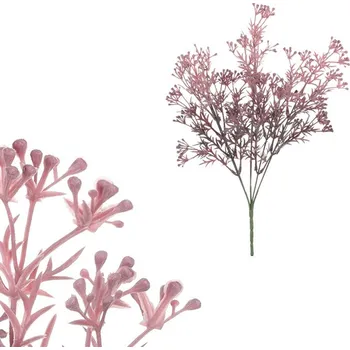 umělá květina Fialová umělá kvetoucí tráva - dekorativní trs pro podzimní výzdobu Barva: Fialová