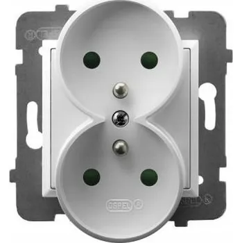 Elektrická zásuvka Ospel Elektrická Zásuvka zásuvka bílá