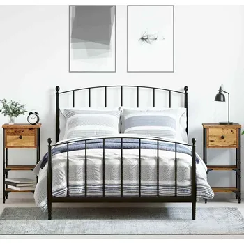 Ložnice vidaXL Noční skříňka se zásuvkou 2 pcs Hnědá 33,5 x 36 x 70 cm [871237]