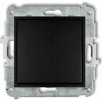 vypínač Vypínač jednoduchý Klasik, Podomítkový Karlik černý 12MWP-4.1