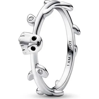 Šperk Prsten PANDORA Marvel Strážci Galaxie Groot a&nbsp;listy 48 192566C01-48