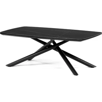 Obývací stěna Konferenční stolek 120x70x46cm, slinutá keramika, mramor, AHG-X7227 BK Barva: černá