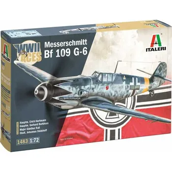 Plastikový model Italeri Model Kit letadlo 1483 - Bf 109 G-2/G-6 Aces (1:72)