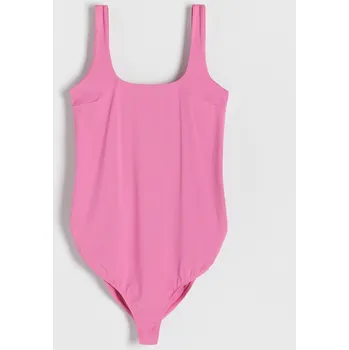 Dámské plavky Reserved - Jednodílné plavky - růžová - 5760I-30X - 5760I-30X-L