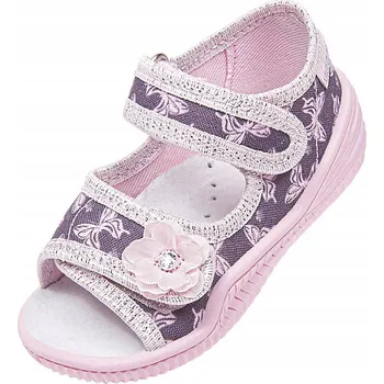 Dívčí sandály Dívčí růžové sandály Viggami, vel. 22